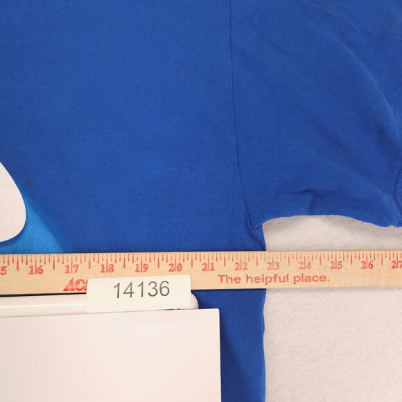 M&Ms Graphic Casual Short Sleeve Crew Neck T Shirt Mens Size Extra Large XL Blue - Picture 6 of 9